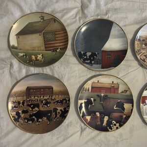 American Folk Art Collection- limited edition 6 plate set